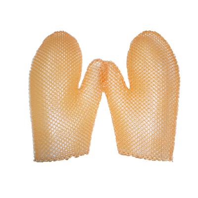 China Hot Selling Gloves Durable Scrub Natural Exfoliating Body Shower Glove Bath Gloves For Wholesale for sale