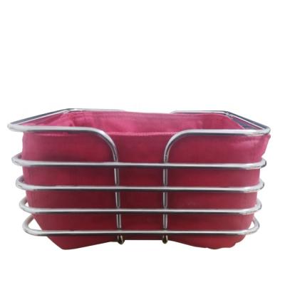 China New Viable Wholesale Iron Fruit Basket Metal Bread Baskets for sale