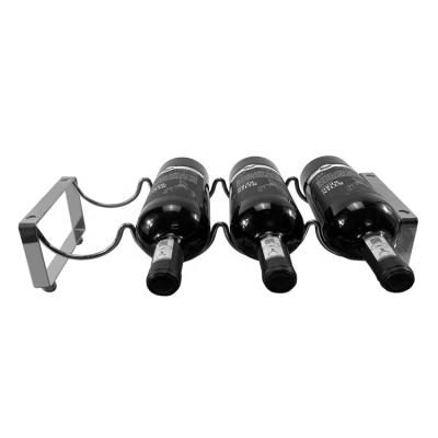 China Viable Stackable Chrome Plating Wine Rack BSCI Manufacturer / Supplier for sale