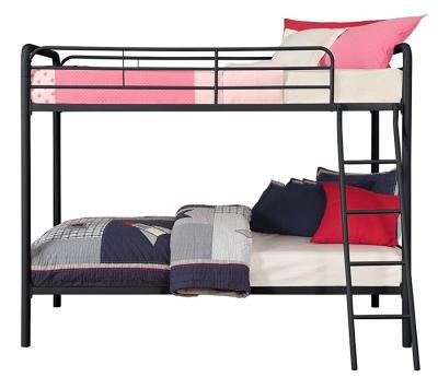 China Cheap Double Deck School Bunk Beds Heavy Duty Metal Frame Bunk Beds With Ladder for sale