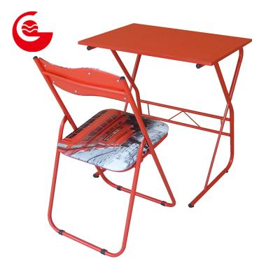 China Modern Foldable Study Table Chair Set Ergonomic Computer Desk For Sale for sale