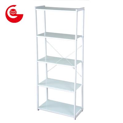 China Modern 5 Tier Metal Shelving Rack Multifunctional Viable Storage Racks for sale