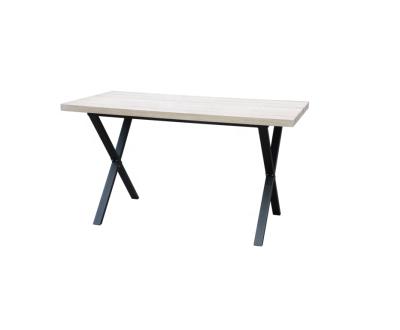 China Convertible modern dining table/office table/desk/computer steel table, with metal frame for sale