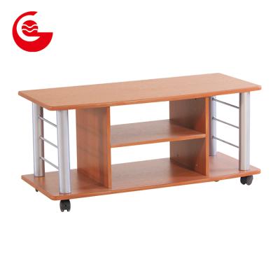 China Modern Multi Layers Wooden Living Room Furniture Movable TV Cabinet Designs Led Modern TV Table Cabinet for sale