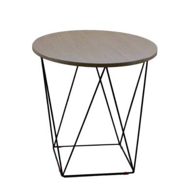 China Simple design metal round room table side table convertible coffee table for living room for sale