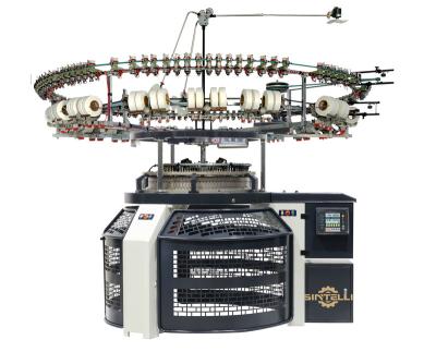 China Sintelli Double Weft Terry Circular Knitting Machine for sale