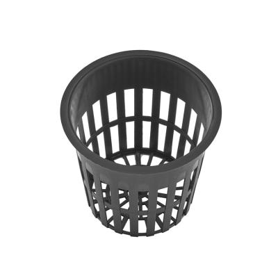 China PVC Hydroponic Plastic Net Pot For Greenhouse Growing Mesh Cup for sale