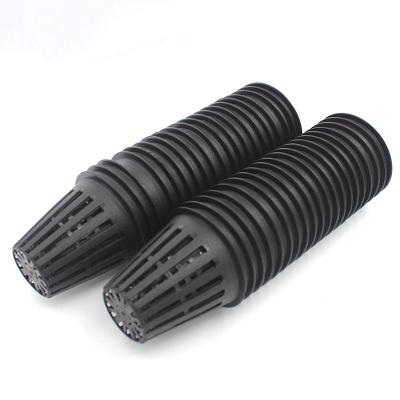 China PVC Net Pots For Aquaponics 2 Inch Slotted Net Pot Plastic Mesh Pot Net Cup Hydroponics for sale