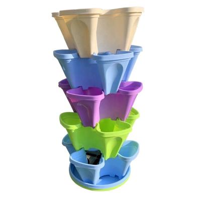 China Eco - Friendly Agricultural Greenhouses Vertical Hydroponic Garden Pots Tower Hydroponic System Tower for sale