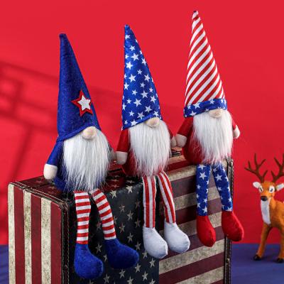 China Party Decoration New The Fourth of July Ornaments Gnome Dolls Faceless Independence Day Decoration for sale