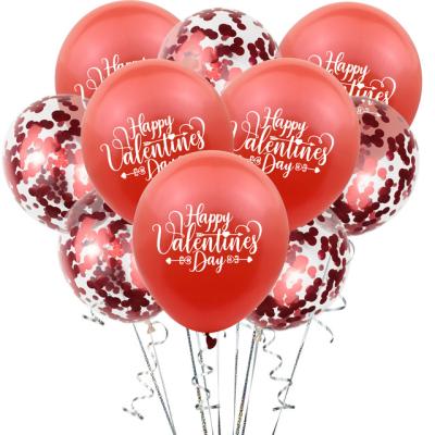 China Wholesale Party Decoration Wedding Party Supplies Valentine's Day Confetti Balloon 12 Inch Latex Balloon For Wedding Party Decoration for sale