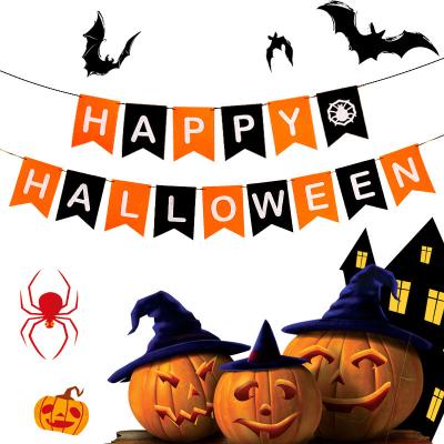 China Party Decoration New Style Amazon Halloween Party Decoration Supplies Happy Halloween Banner for sale