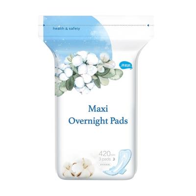 China Eco Friendly Low Moq Menstrual Pads Breathable Top Quality Ultrathin Cotton Sanitary Napkin for sale