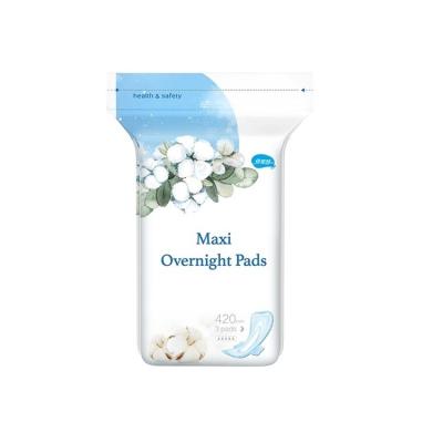 China Manufacturers New Private Label Breathable Menstrual Pads Cotton Organic Sanitary Napkin for sale