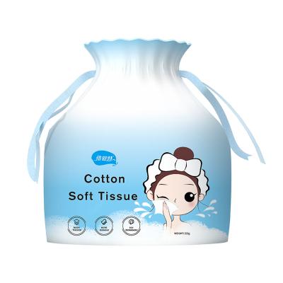 China Compressed Factory Price Baby Cotton Organic Disposable Cloth Towel Natural Soft Cleansing Face Towel for sale