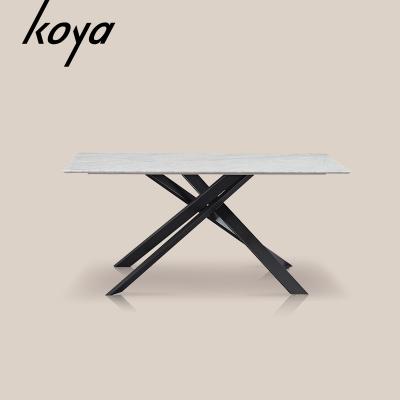 China Simple high quality Dininig table marble top dining room furniture dining table dinner table wholesale modern luxury modern fashion for sale