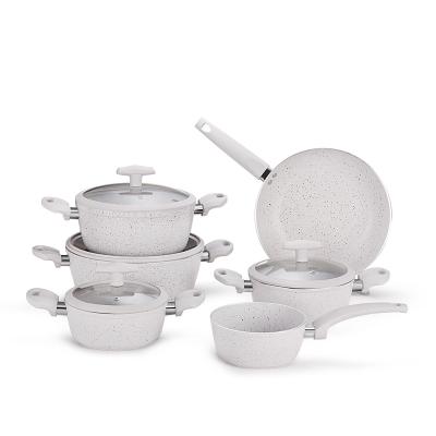 China Sustainable Non-Stick Cookware Sets Makers Pots and Pans Set for sale