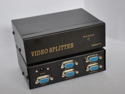 China 4-Port VGA Splitter 350MHz for sale