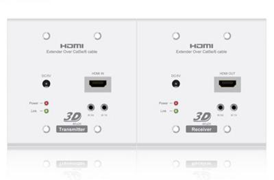 China 100M HDMI HD BaseT Wallplate Extenders for sale