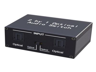 China Digital Optical Audio Splitter Switcher 2x1 for sale