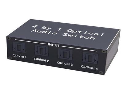 China Digital Optical Audio Splitter Switcher 4x1 for sale