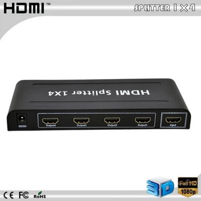 China 1x4 HDMI Splitter v1.3 1 Input 4 Output 1080P for sale