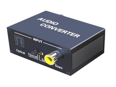 China SPDIF Audio Optical TOSLINK to Coaxial Bi-directional Converter for sale