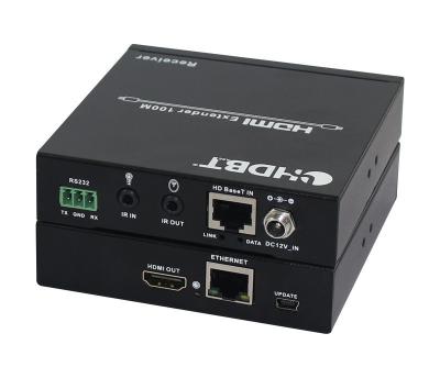 China HDMI Extender Over Single 100M Cat5e/Cat6 With HD BaseT Support POE for sale