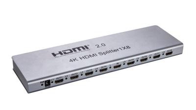 China 1X8 HDMI 2.0 splitter 4K for sale