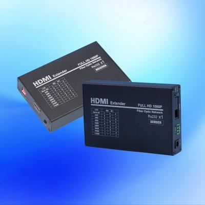 China HDMI Over Single Fiber Optical Extender with RS232 for sale