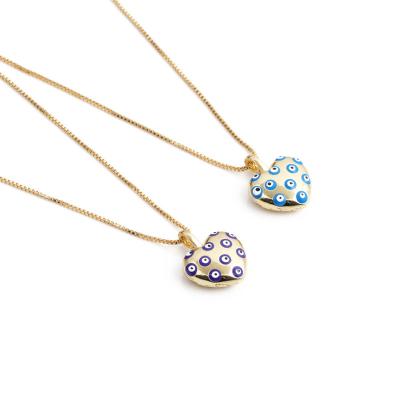 China CLASSIC Simple Handmade Geometric Wedding Necklace Love Heart Necklace Personalized Jewelry Women Necklace for sale