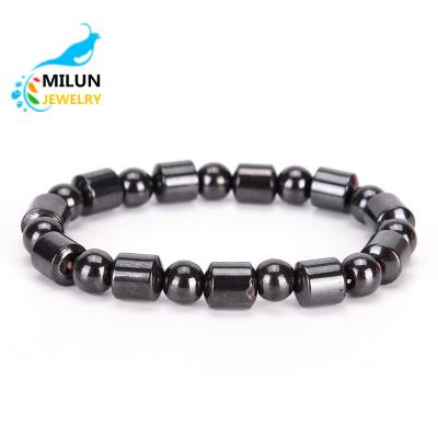 China Fashion Magnet Bead Bracelet Custom Jewelry Men's Magnetic Beaded Stone Bracelet for sale