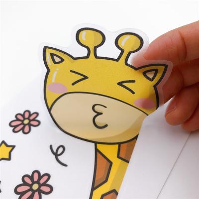 China New Cheap High Fashion Eco-friendly Arrive Cute Cartoon Anime Stickers Decals Window Sticker for sale