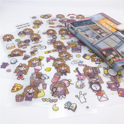 China High Quality Eco-friendly Cute Animal Laptop Stickers PVC Stickers Best Selling Home Decoration for sale