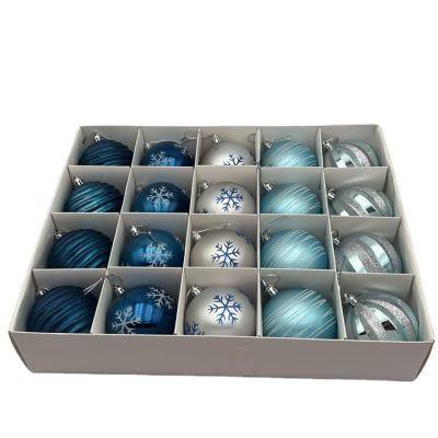 China 2022 High Quality Sublimation Recyclable New Christmas Ornaments Clear Plastic Round Ball for sale