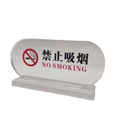 China Factory Price Recyclable Wholesale Custom Acrylic Reserved Sign Board For Hotel Table Sign 20*10cm Acrylic Table Sign Holder for sale