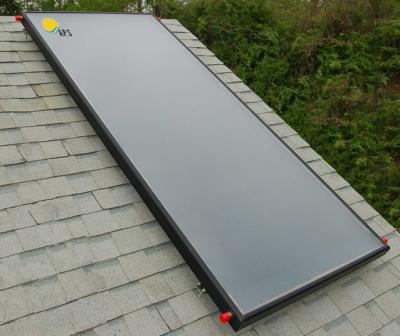 China Super Quality Landscape or Portrait Black Chrome/Blue TiNOX Flat Plate Solar Collector   2MX1M Model for sale