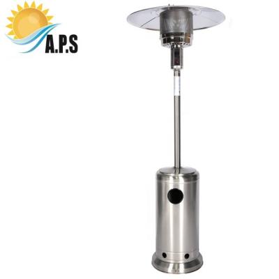 China Tabela de Heater China Factory Patio Gas Heater Flame Gas Heater With do jardim do gás do cogumelo de Grey Powder Coated Patio Heater à venda