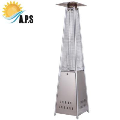 China Calefator exterior exterior de Heater Pyramid Gas Flame do pátio do calefator 13kw de Heater Pyramid Glass Tube Patio do pátio do gás da pirâmide à venda