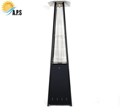 China Calefatores exteriores comerciais do pátio do gás de Heater Black Color Pyramid Patio Heater Best Pyramid Patio Heater da chama do gás do propano à venda