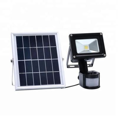 China PIR Sensor/Motion Sensor Waterproof IP65 10w 20w 30w 50w Outdoor Aluminium Solar Led Flood Light SFLE for sale