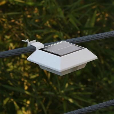 China 6 LED Motion Sensor Super Bright Wireless Outdoor Solar Gutter LED Light, Solar Fence Light for sale