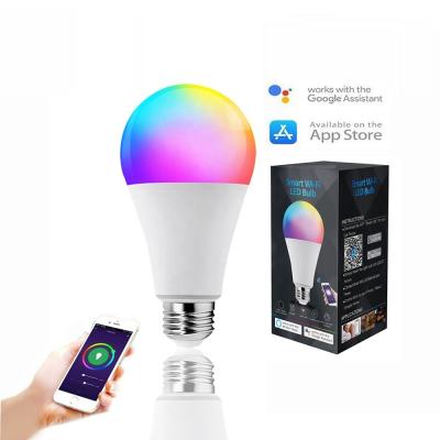 China O ODM quente do OEM da venda de Alexa And Google Home Amazon conduziu a lâmpada por atacado do RGB das luzes de bulbo do diodo emissor de luz da ampola 9W de Wifi dos bulbos WiFi Smart à venda