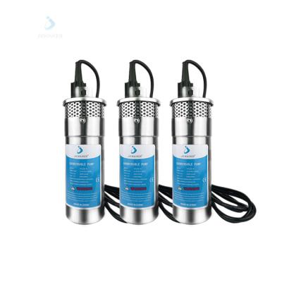 China SPX-12-8 SPX-24-8 SPX-12-12 SPX-24-12 12V 24V Lift 100M Stainless Steel Mini Deep Well Solar Submersible Water Pump for sale