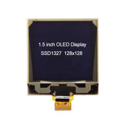 China New Arrivals White 128x128 inch 25P SPI I2C SSD1327 1.5 oled display screen 15 1.5