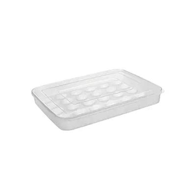 China 30 Grid Large Capacity Egg Storage Box Portable Home Picnic Egg Box Crate Viable Hot Selling Plastic Rack for sale