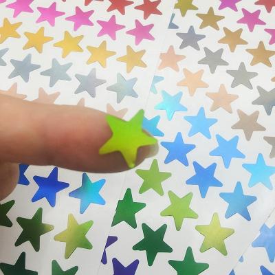 China Decorative Hot Popular Cartoon Star Foil Sticker Metallic Stickers for Decorate Wedding and Birthday, School Reward Inspirational Teachers and Peer for sale