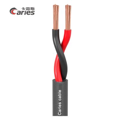 China SP240 Mobile Meridian Loudspeaker Cable; 2x4.00 mm2; PVC 9.50 mm; dark gray for sale