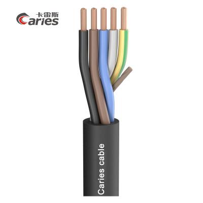 China Industrial rubber sleeve cable Titanex; 5x2.50 mm2; rubber, 15.00 mm; black for sale