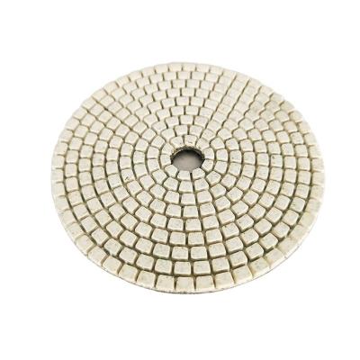 China Flexible Wet Working Diamond Polishing Pads For Angle Grinder Engineered Stone Granite Marble Quartz Stone Flexible Grinding Tools for sale